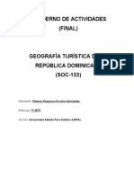 Trabajo Final de Geografia Turistica de La Republica Dominicana