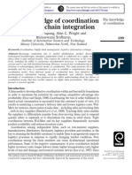 Knowledge of Coordination For SCM - 2