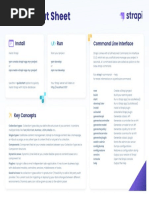 Strapi Cheat Sheet: Install Run Command Line Interface