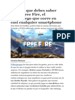 Todo lo que debes saber sobre Free Fire