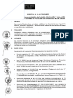 Directiva que regula la emisión, duplicado, renovación y anulación de licencia de uso de arma de fuego en sus diferentes modalidades 