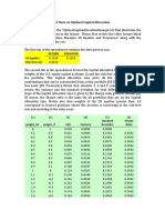 A Note On Optimal Capital Allocation