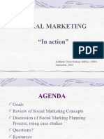Social Marketing "In Action": Kathleen Grace-Bishop, MHSA, CHES September, 2004
