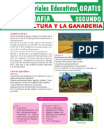 La Agricultura y La Ganaderia para Segundo Grado de Secundaria