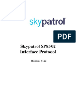 SP8502 Interface Protocol V1.22