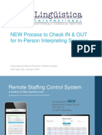 NEW Process To Check IN & OUT For In-Person Interpreting Services