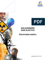 Solucionario Guía Electivo Electricidad Estática: SGUICEL017FS11-A17V1