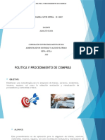 Actividad Politicas y Procedimiento de Compras