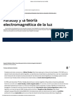Faraday y La Teoría Electromagnética de La Luz - OpenMind