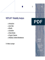 Neplan Reliability Analysis
