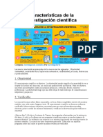 Características de La Investigación Científica