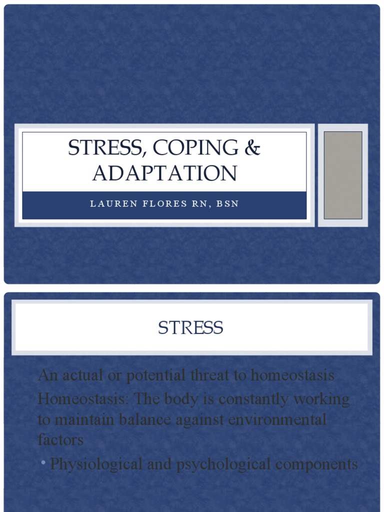 Understanding Stress and Coping Mechanisms | PDF | Stress (Biology ...