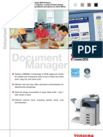 Toshiba Estudio255 305 Specifications Technical Datasheet