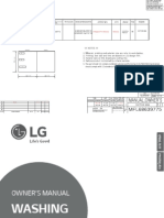 Manuel Utilisateur Laveuse Frontale LG WM3770 PDF