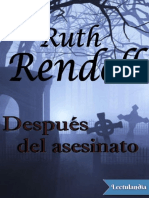 Despues Del Asesinato - Ruth Rendell PDF