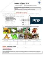 Ficha de Actividad Nº11 - 5to Primaria