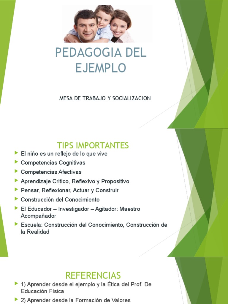 Ejemplos de Pedagogía del Ejemplo | PDF | Crecimiento personal y ...