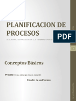 Planificador de Procesos y Algoritmo de Planificacion