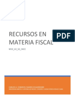 Recursos en Materia Fiscal: M19 - U2 - S3 - CACC