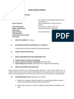 B. Project Components, Activities, and Workplan (With Gantt Chart) C. Project Management Structure (Include Person/s in Charge and Contact Details)