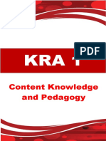 Content Knowledge and Pedagogy