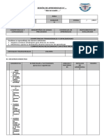 Sesión de Aprendizaje Consolidado