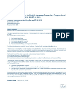 Jcu Subject Report For English Language Preparatory Program Level 3 - 19-Ls0300-Sin-Int-Sp92 Sin - SP 92 2019 En-Us