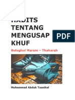 Bulughul Maram Thaharah 05 Mengusap Khuf