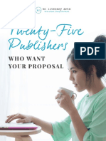 Twenty-Five Publishers: Who Want Your Proposal