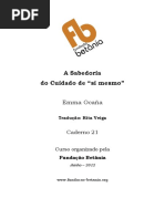 Caderno 21 a Sabedoria Do Cuidado de Si Mesmo Emma Ocana