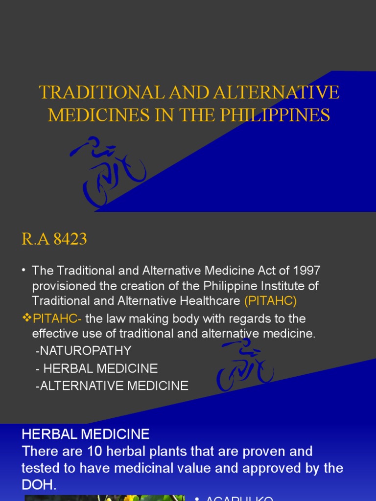 Traditional and Alternative Medicines in The Philippines | PDF