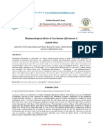 Pharmacological Effects of Saccharum Officinarum L.: Available Online A