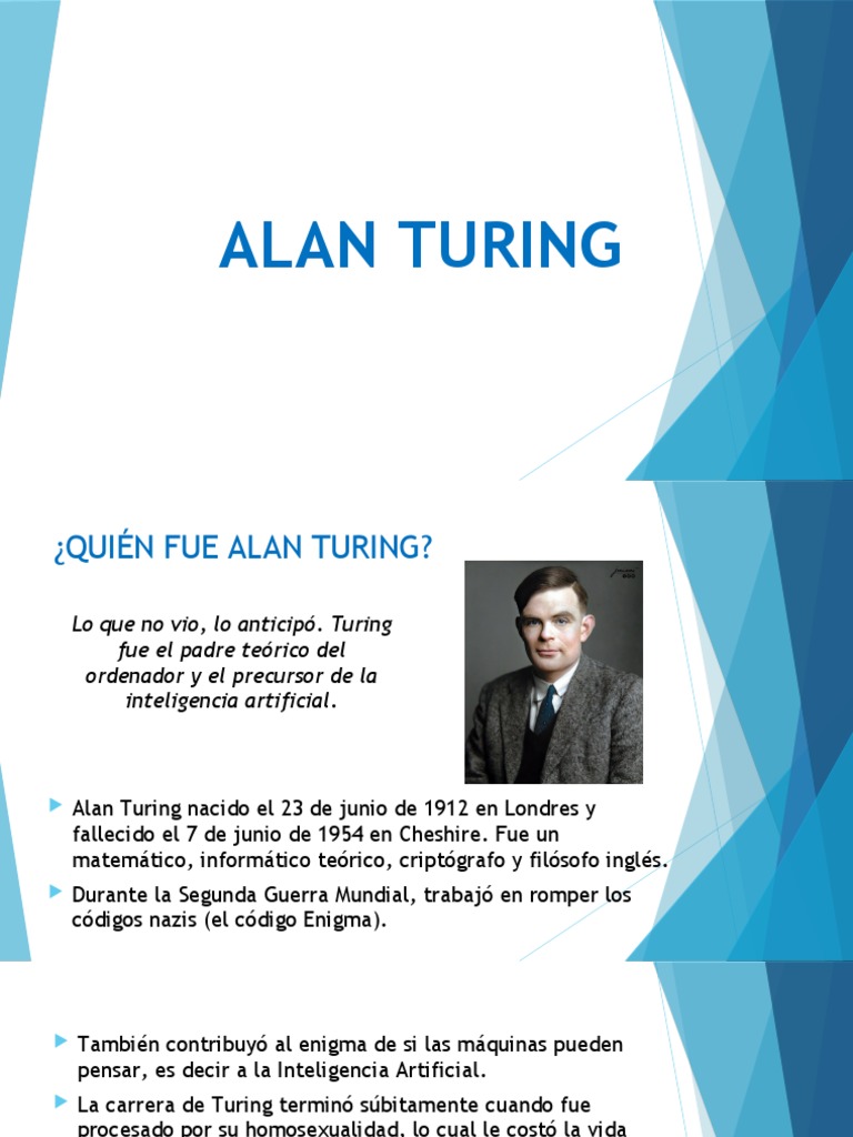 Alan Turing | PDF | Alan Turing | Ciencias de la Computación