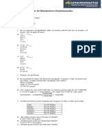 Taller - Matematicas Fundamentales