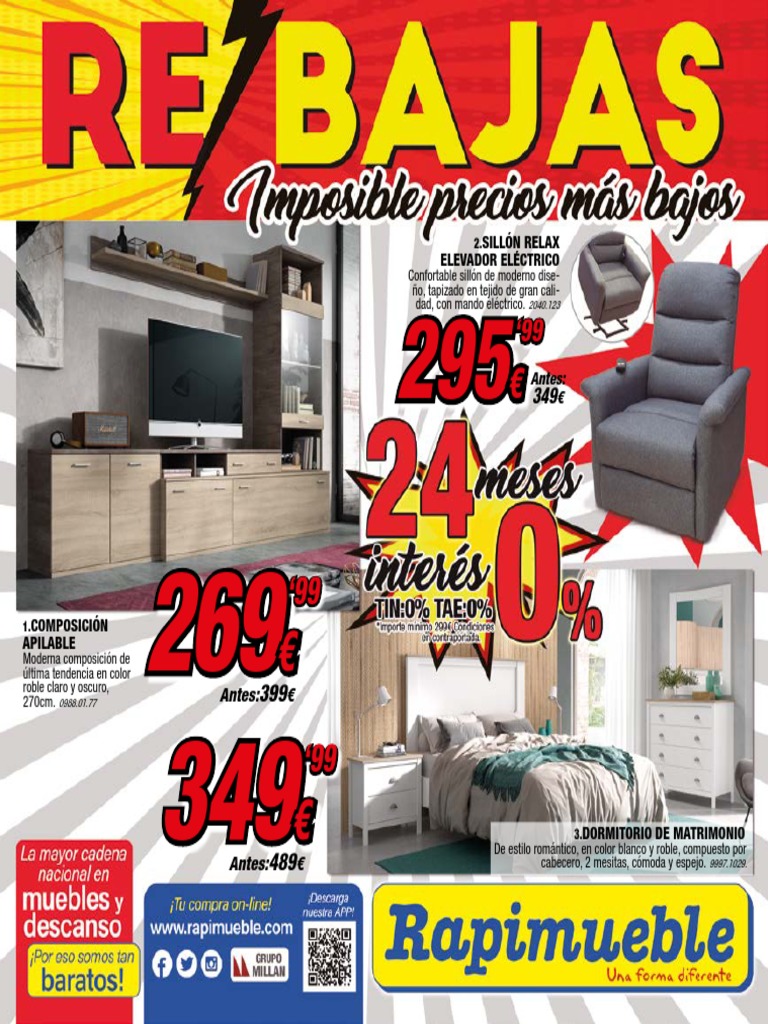 Folleto Rapimueble Julio 20 PDF Lecho Mueble