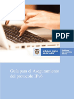 Guía para el Aseguramiento del Protocolo IPV6