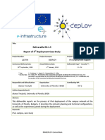 Informe de Tercera Despliegue Caso de Uso Universidad de Plovdiv Bulgaria (06-01-2010)