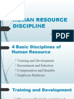 Human Resource Discipline: Shammah Lyn D. Austin