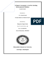 SemVI, Public Policy Processes, Environmental Impact Assessment A Tool For Checking PDF