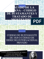 Tratado de la Habana - Codigo de Bustamante, Tratado de Montevideo 1884, 1939 y 1940