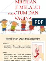 Pemberian Obat Melalui Rectum Dan Vagina