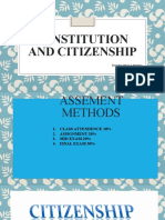 Constitution and Citizenship I