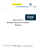 Overview of Bonded Abrasive Product Shapes: Technical Information