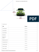 Kia Picanto Specs Dimensions Engine Wheel