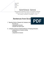 Thursday Session - Sentence Level Work PDF