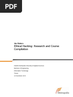 Ethical Hacking: Research and Course Compilation: Ida Matero