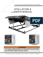 Installation & Owner'S Manual: U-Series Hydraulic Dock Leveler With Advanced Push Button Controls