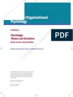 Module A Industrial/Organizational Psychology