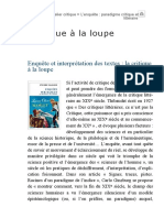 Mouton, Estelle - Enquête Et Interprétation Des Textes - La Critique À La Loupe