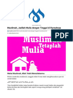 Muslimah, Jadilah Mulia Dengan Tinggal Di Rumahnya